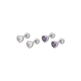 [Hyacinth Purple+Crystal White]