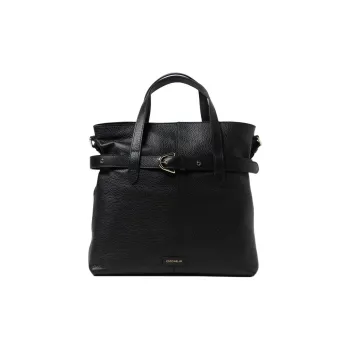 COCCINELLE Logo Patch Belted Detailed Tote Bag