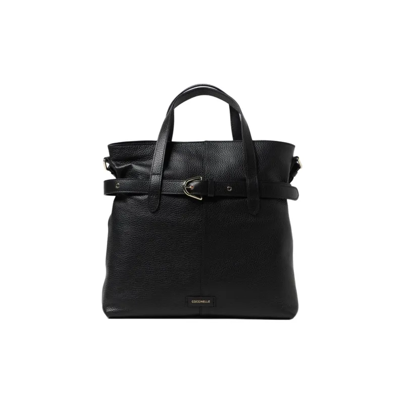 COCCINELLE Logo Patch Belted Detailed Tote Bag-0
