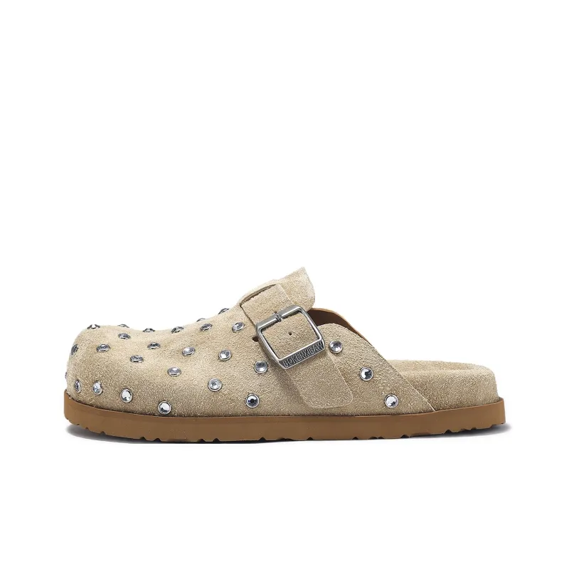 BELLALILY Abrasion Resistant Wrap toe Slippers Women's-5