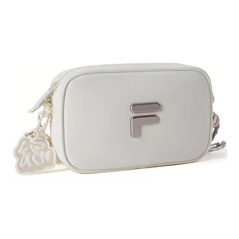 FILA FUSION FILA FUSION CLASSICS Artificial Leather Camera Bags Shoulder Bags Mini Unisex Cloud White-1