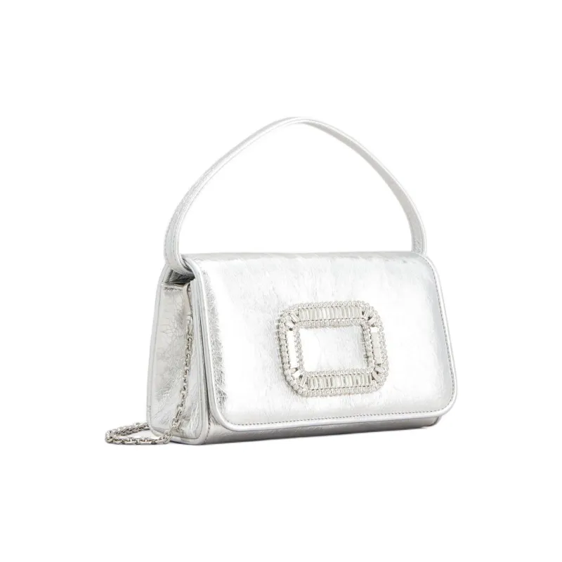 Roger Vivier Pilgrim Embellished Micro Tote Bag-1