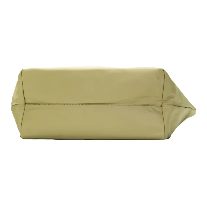 TORY BURCH Ella Fabric Artificial Leather Tote Bag Shopping Bag Shoulder Bag Handbag Medium Size Women's Olive-3