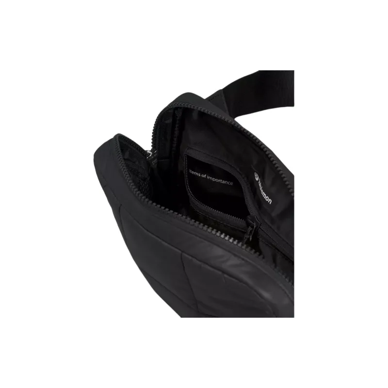 Lululemon Quilted Nylon Sling Bags One Shoulder Crossbody Fanny Pack Women's Black-4