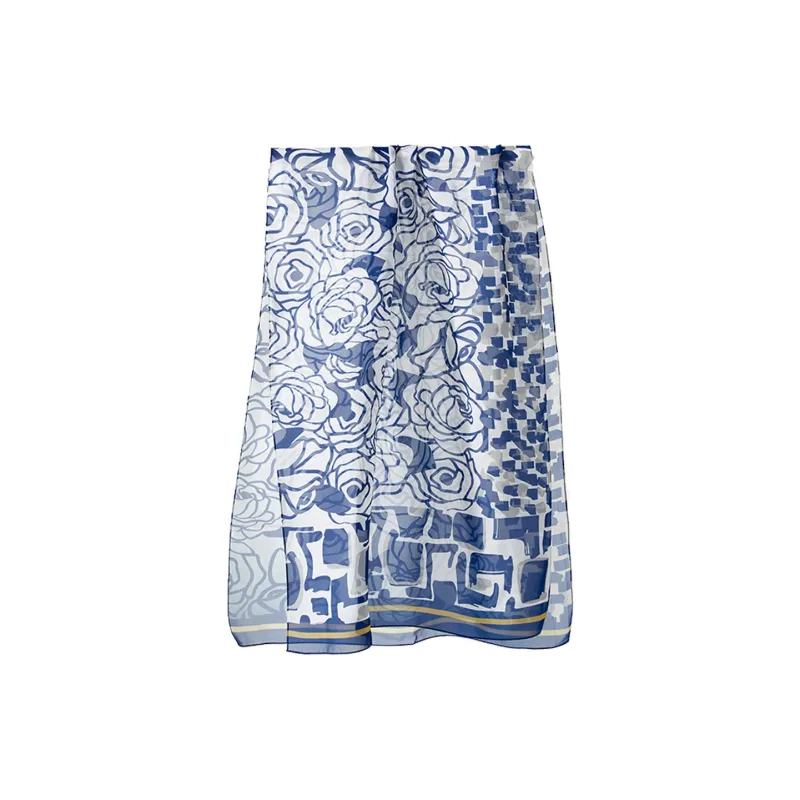 WENSLI Silk Scarves Women's-1