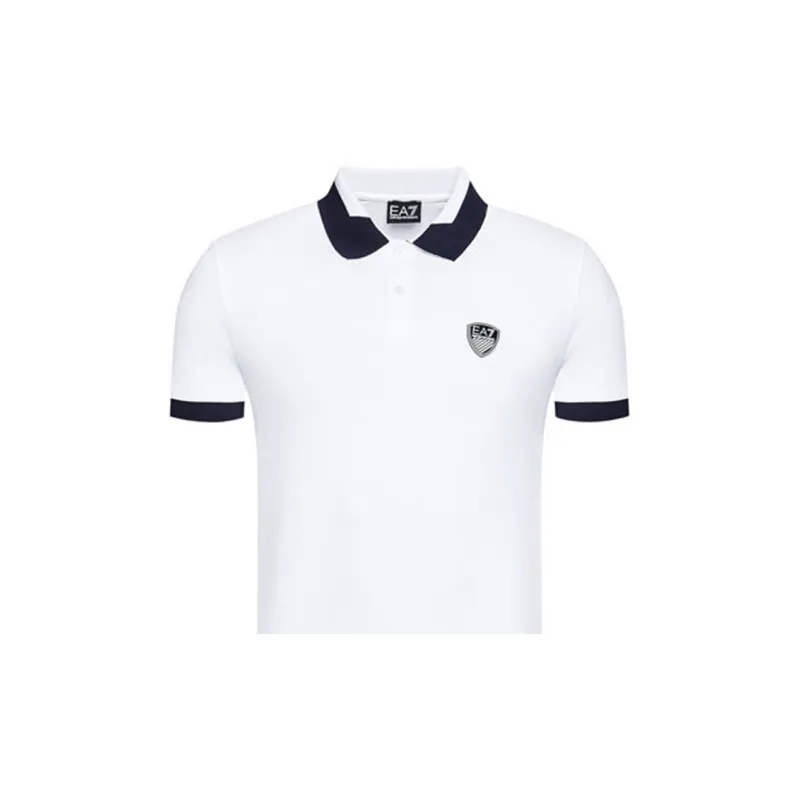 EMPORIO ARMANI EA7 Polo Shirt Men's White-4
