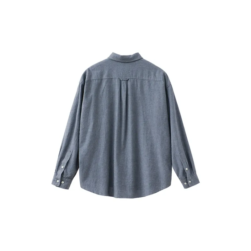 BUTTBILL 100% Cotton Long Sleeved Shirt Unisex-4