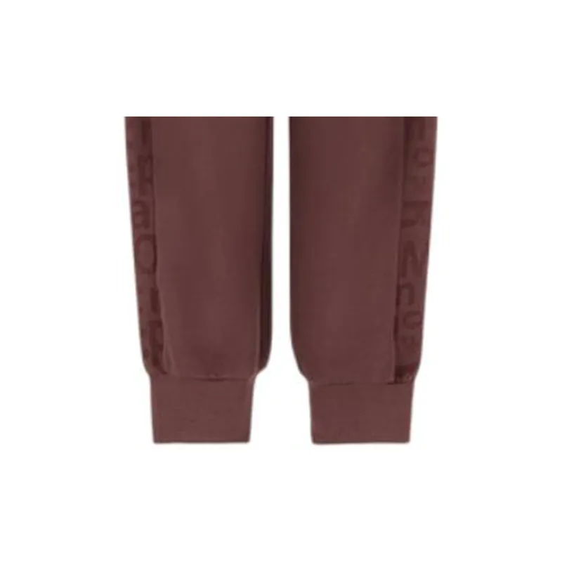 EMPORIO ARMANI EA7 FW24 Casual Pants Loose Fit Women's Dark Purple Red-3
