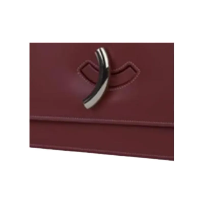 Little Liffner Cow Leather Shoulder Bag Small Size Women's Wine Red-3