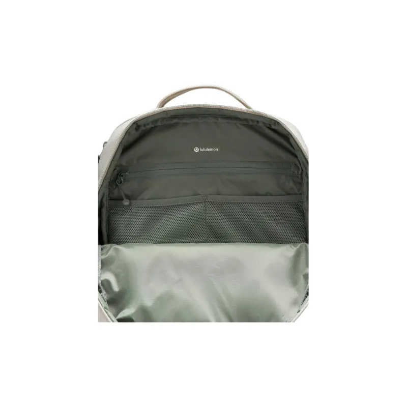 Lululemon Polyester Backpack Regular Unisex Original Linen Mixed Gray Eucalyptus-3