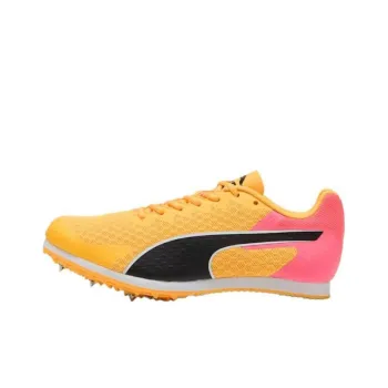 PUMA EvoSPEED Anti Slip Wear Resistant Low Top Kids' Running Shoes Yellow Teenagers