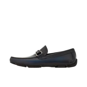 FERRAGAMO GANCINI Loafers Men's Blue