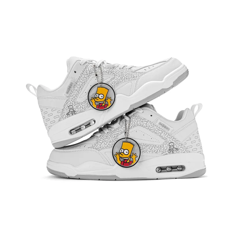 The Simpsons Cushioning Coverage Height Increasing Balance Wear Resistant Lightweight Skateboard Shoes Unisex-11