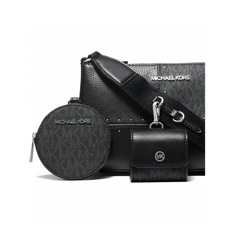 MICHAEL KORS Jet Set Travel PU Crossbody Bag Trumpets Women's Black-2