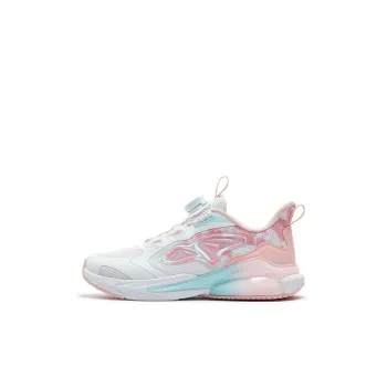 XTEP Wear Resistant Support Low Top Kids Lifestyle Shoes Special Step White Cherry Blossom Pink Kids'