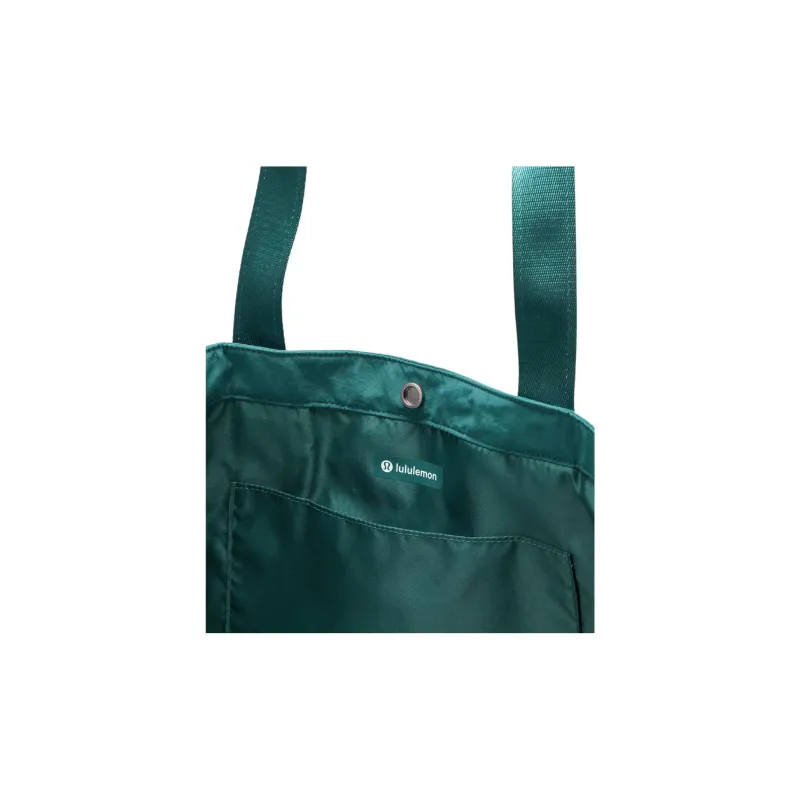 Lululemon Recycled Nylon Tote Bag Shopping Bag Shoulder Bag Handbag Unisex Storm Teal-2