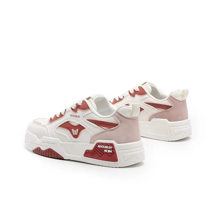 MIIOW Trend Party Series Slip-Resistant Height Increasing Low-Top Skateboard Shoes Women's-4