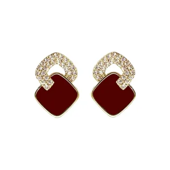 WAW Gold Plated Copper Earrings Women's