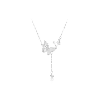 Love Link 999 Fine Silver Necklaces Women's