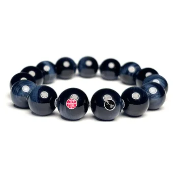 MOUNTAINS AND MANS Tiger's Eye Stone New Chinese Style Good Luck Beaded Bracelet Men's