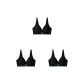 Charm Black/3 Pcs in The Same Color
