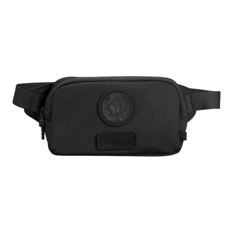 Lululemon Recycled Polyester With Nylon One Shoulder Crossbody Fanny Pack Mini Unisex Black-0