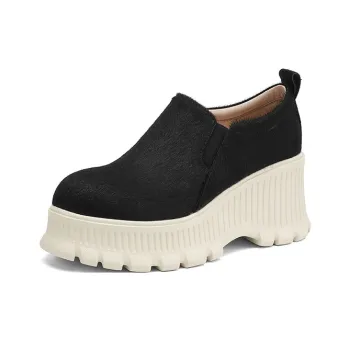 Su Yanjiao Wedge Heel High Heels 8CM Women's