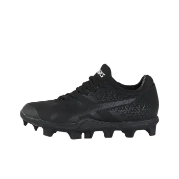 Asics Japan Speed Low Top Upper Height Abrasion Resistant Slip Resistant Functionality Baseball Shoes Men's Black