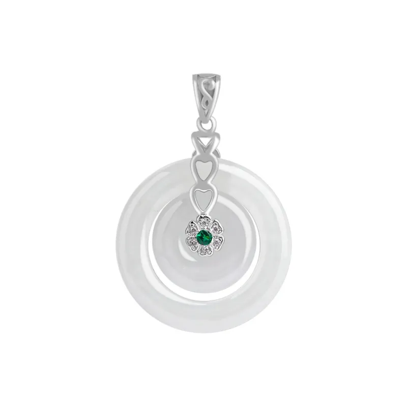LIANGYUXI Glutinous Jade Jadeite Necklaces Women's-0