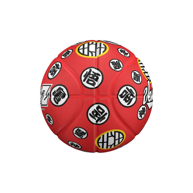 VEIDOORN x LONGZHU Z Rubber Basketball Red Size 7 Ball Street Training Competition Unisex-3