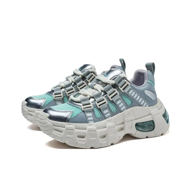 FAIRWHALE Low-Top Chunky Sneakers-4