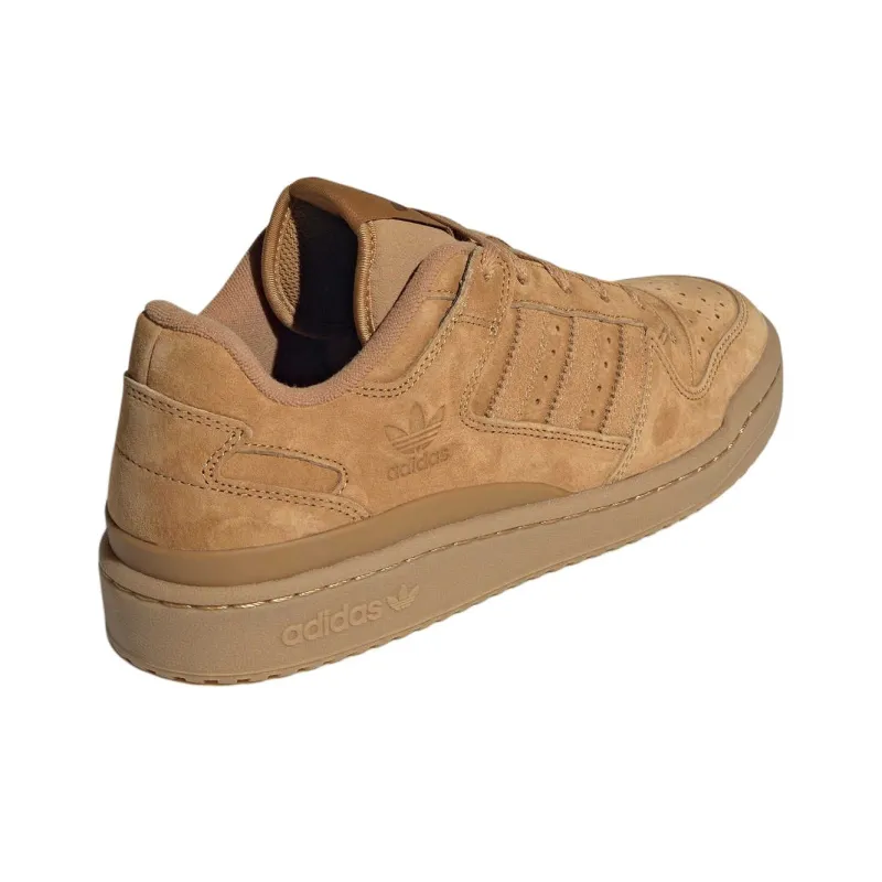 Adidas Originals FORUM Anti Slip Wear Resistant Low Top Skateboard Shoes Unisex Brown-3
