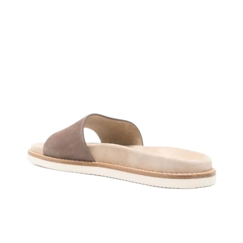 Brunello Cucinelli Suede Slides-3