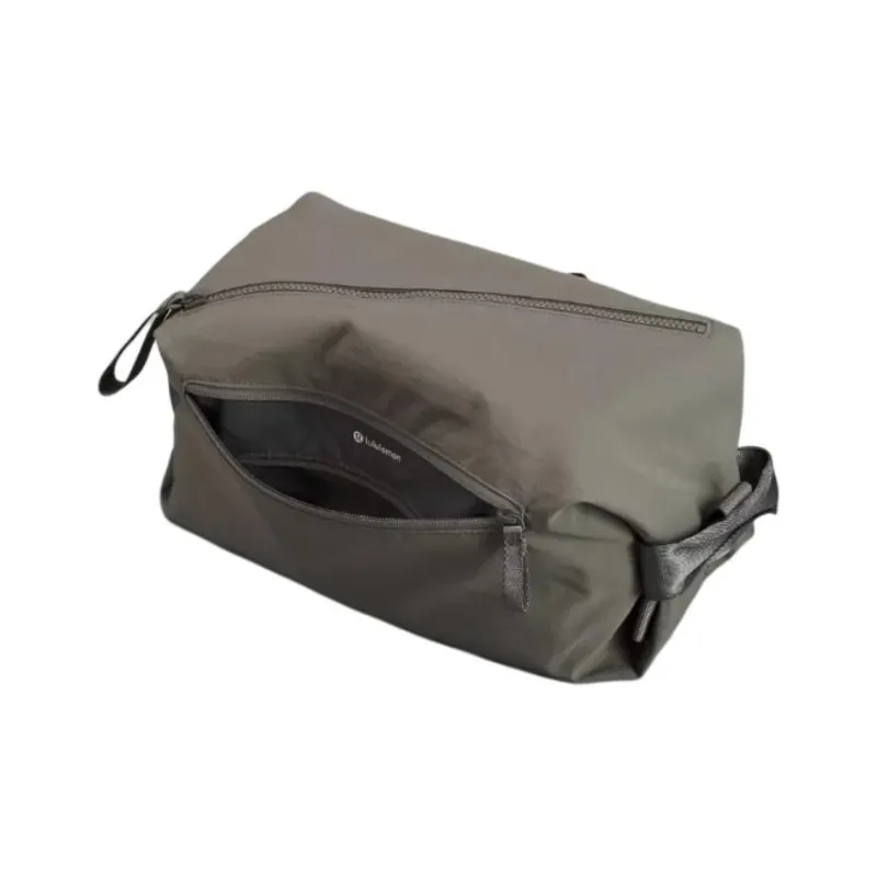 Lululemon Nylon And Polyester Blend Crossbody One Shoulder Backpack Regular Women's Green Gray-3
