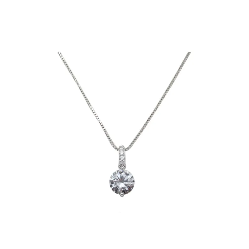 FROMLOVER 925 Sterling Silver Necklaces Women's-0