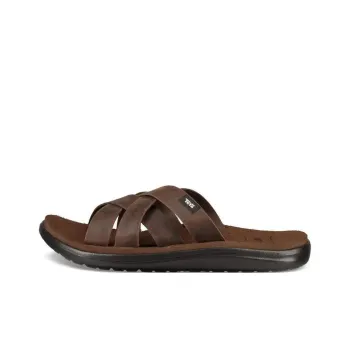 Teva Slip-Resistant Slide Slippers Men's Brown