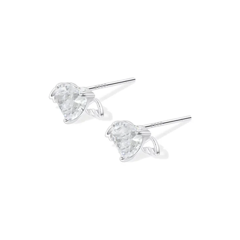 ETAHLOVE Sterling Silver Stud Earrings Women's Bestie Girlfriend Birthday Surprise-0