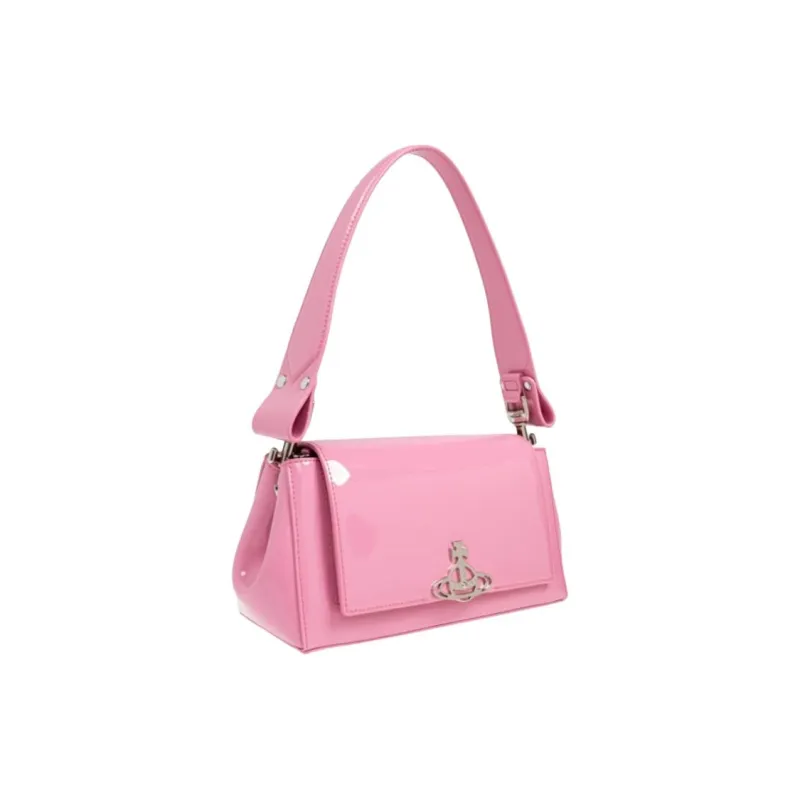 Vivienne Westwood Leather Shoulder Bag Women's Pink-1