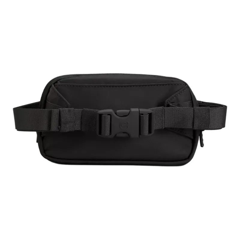 Lululemon Recycled Polyester With Nylon One Shoulder Crossbody Fanny Pack Mini Unisex Black-4