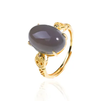 CUIYOUSHIJIA Rings Smoky Purple Women's