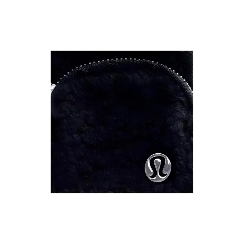 Lululemon Textured Brushed Coin Purse Extra Small Unisex Black-4