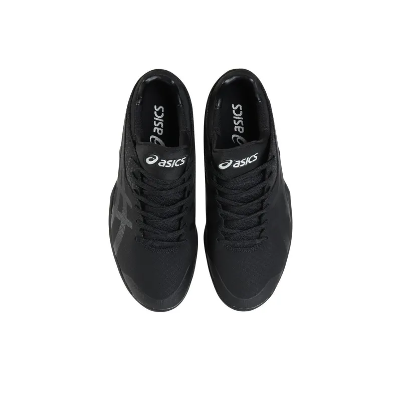 Asics Japan Speed Low Top Upper Height Abrasion Resistant Slip Resistant Functionality Baseball Shoes Men's Black-3