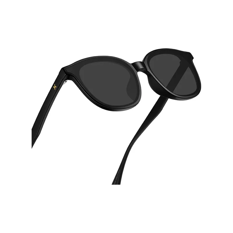 LOHO Plate Frame Round Sunglasses Women's-3