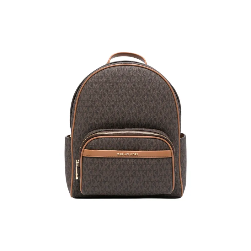 MICHAEL KORS PVC Polyvinyl Chloride Backpack Women's Brown-0