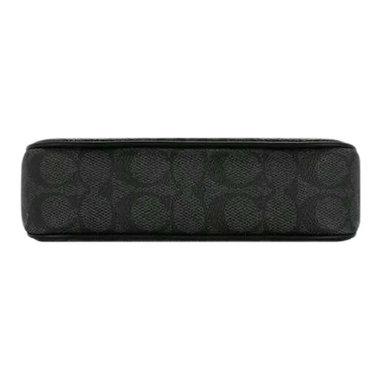 COACH Nolita Polyvinyl Chloride Pochette, Shoulder Bag Trumpets Women's Dark Gray-4