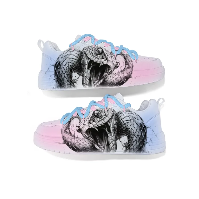 Cold Cicadas Yesterday Slip Resistant, Abrasion Resistant, Lightweight, Breathable Low Top Skateboard Shoes Unisex-2