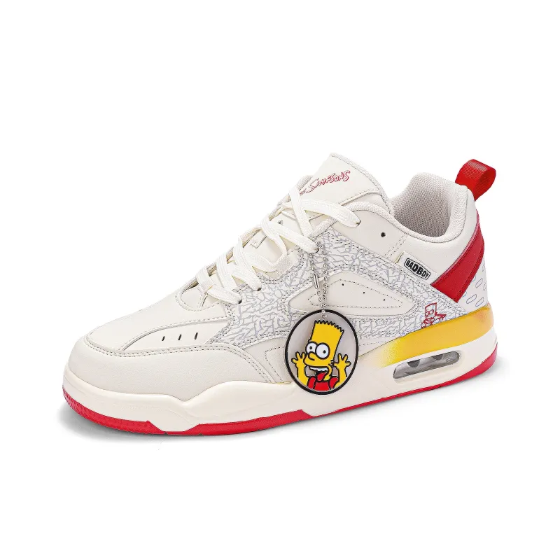 The Simpsons Cushioning Coverage Height Increasing Balance Wear Resistant Lightweight Skateboard Shoes Unisex-16