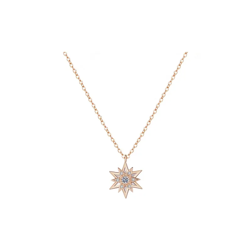 Heart Grass 999 Fine Silver Necklaces Women's-0