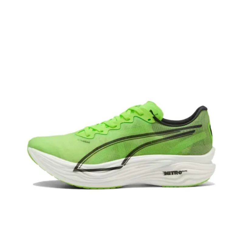 HYROX x PUMA Anti Slip Wear Resistant Low Top Casual Running Shoes Men's Green-0