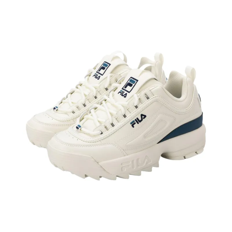 FILA Disruptor 2 Cushioning Low-Top Casual Shoes Unisex Gray White-2